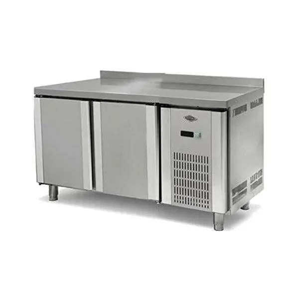 2 Kapaklı Soğutuculu Çalışma Tezgahı Endüstriyel Mutfak Ekipmanı