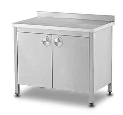 Kapaklı Çalışma Tezgahı Endüstriyel Mutfak Ekipmanı