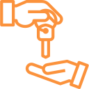 Kiralama hizmeti ikonu